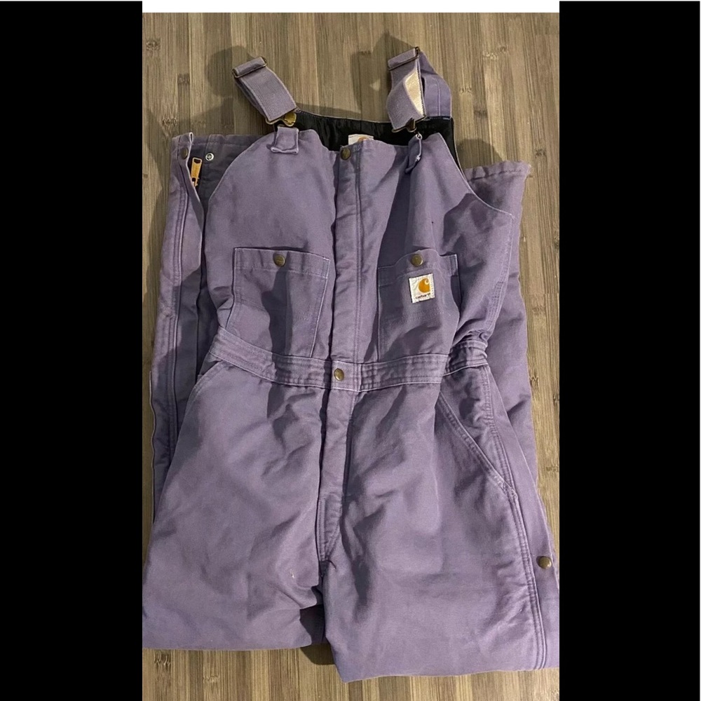 Women’s insulated carhartt overalls size 10x32
